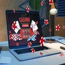 Tampilan meja Texas Hold'em Bonus live dealer di raja999